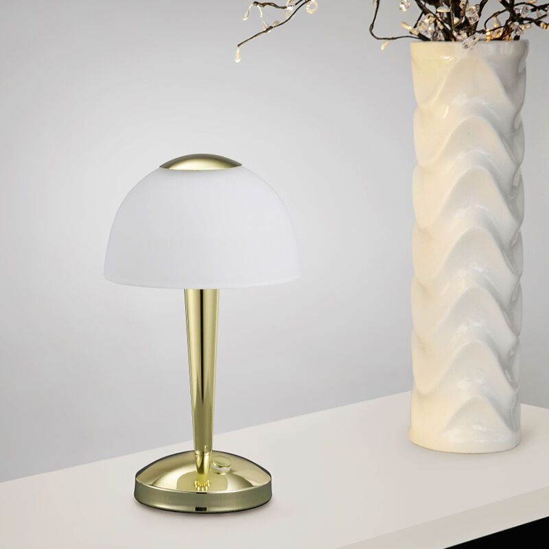 Messing Tischleuchte Antik, Daphne, 4W, 3000K LED, mit Schalter Messing Tischleuchte Antik, Daphne, 4W, 3000K LED, mit Schalter