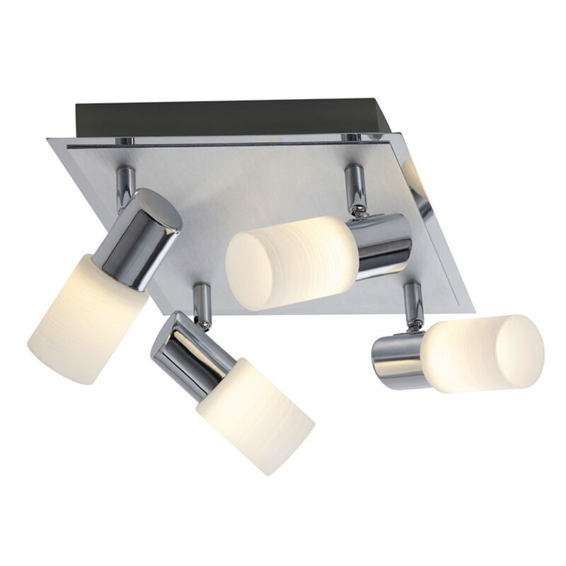 Graue Deckenstrahler Glas, Morely, 4,3W, 3000K LED