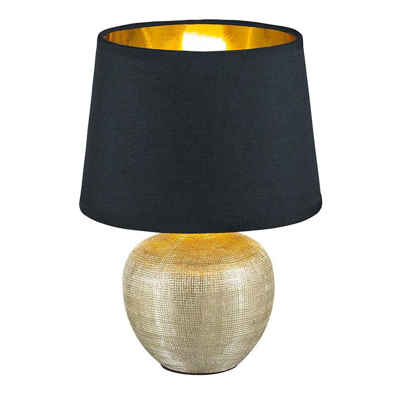 Keramik Tischleuchte Gold, Yet, mit Schalter Keramik Tischleuchte Gold, Yet, mit Schalter