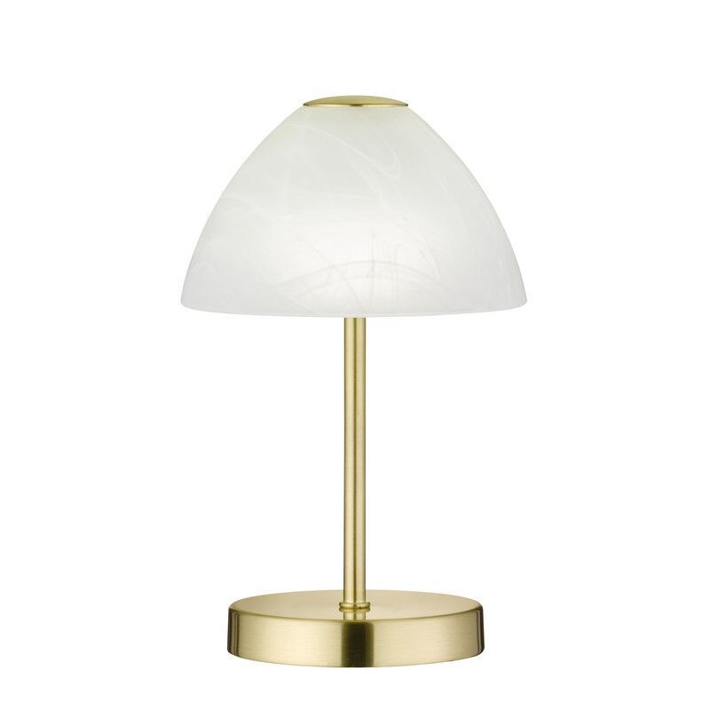 Nickel Tischleuchte Modern, Aaron, 2,5W, 3000K LED, mit Schalter