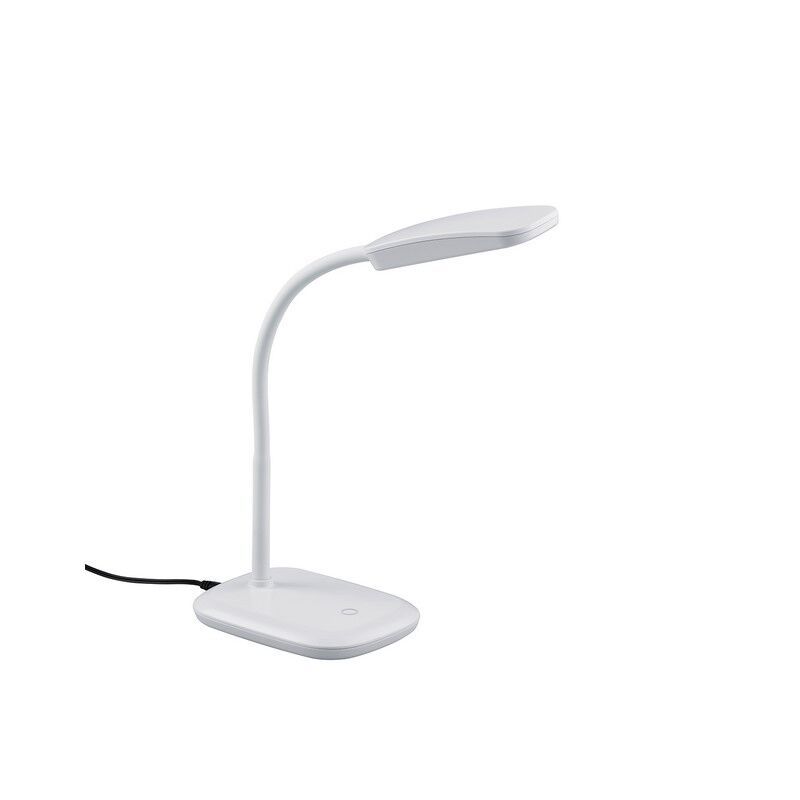 Weiße Schreibtischlampe Modern, Charlot, 3,5W, 3000K LED, mit Schalter Weiße Schreibtischlampe Modern, Charlot, 3,5W, 3000K LED, mit Schalter
