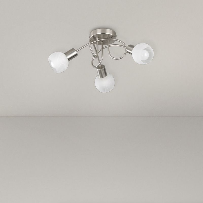 Nickel Deckenlampe Modern, Benita