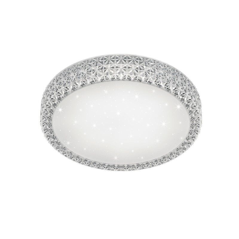Weiße Deckenlampe Antik, Valentina, 27W, warm- bis kaltweiß einstellbare LED, mit Fernbedienung Weiße Deckenlampe Antik, Valentina, 27W, warm- bis kaltweiß einstellbare LED, mit Fernbedienung