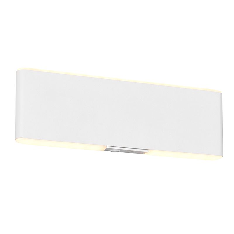 Weiße Up down Wandleuchte Modern, Zwier, 2W, warm- bis kaltweiß einstellbare LED, mit Schalter