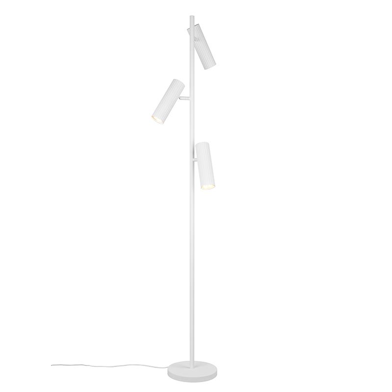 Weiße Stehlampe Modern, Sieb, mit Schalter