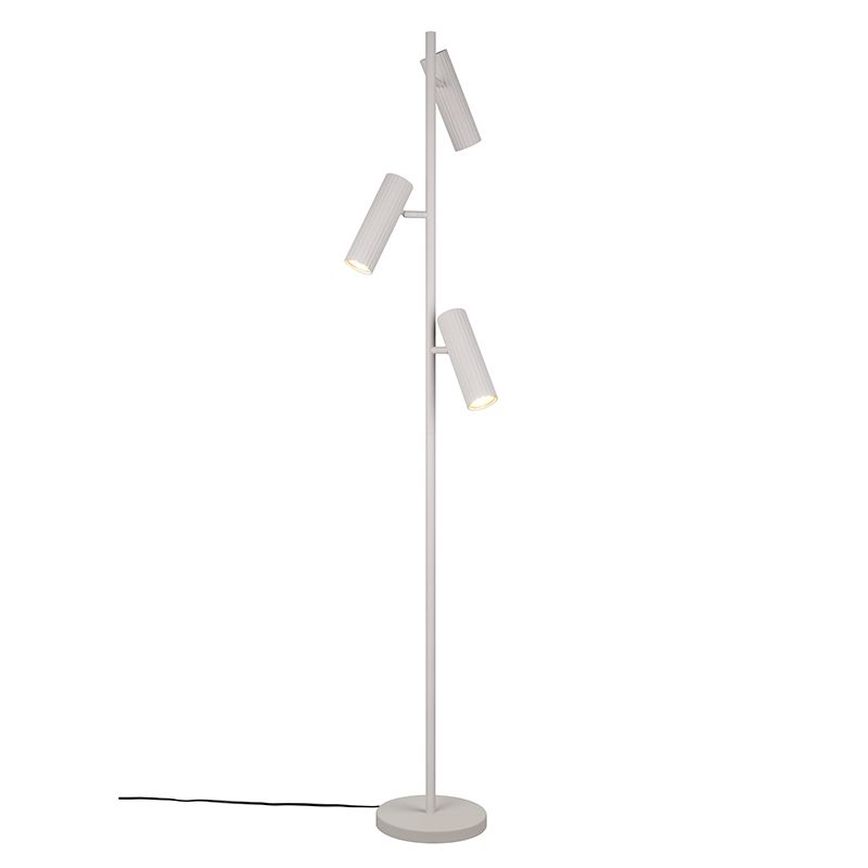 Graue Stehlampe Modern, Sieb, mit Schalter