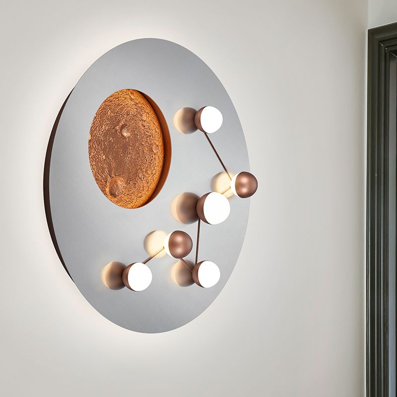 Silberne Deckenlampe Modern, Gilberto, 42W, warm- bis kaltweiß einstellbare LED, 3-stufig dimmbar Silberne Deckenlampe Modern, Gilberto, 42W, warm- bis kaltweiß einstellbare LED, 3-stufig dimmbar