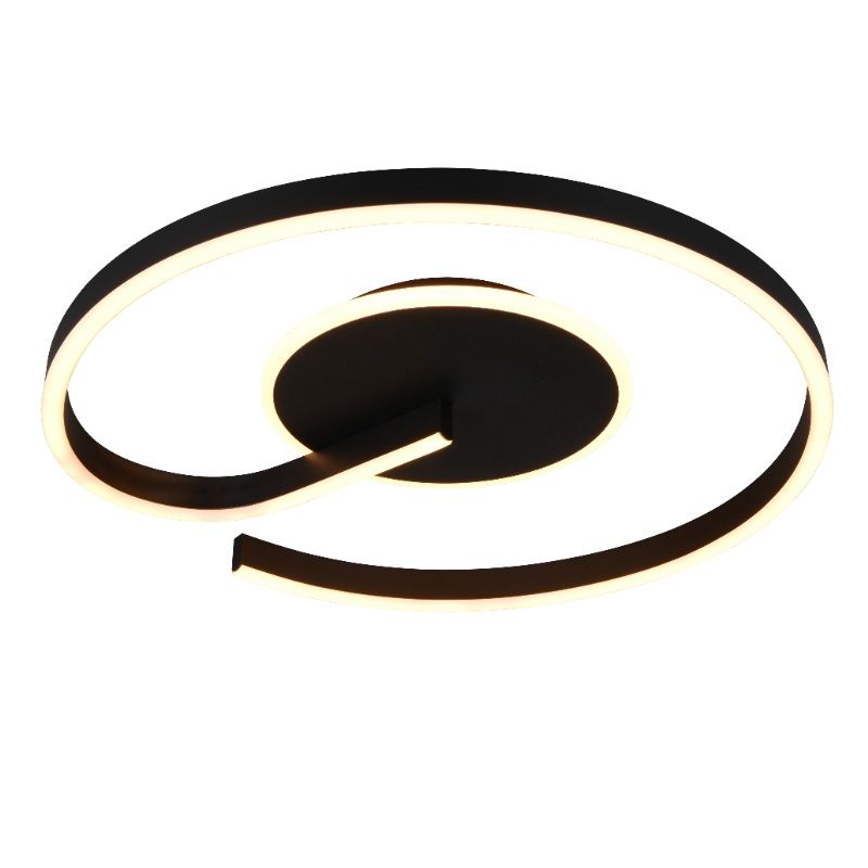 Schwarze Deckenleuchte Design, Ymer, 21W, White Switch LED, 3-stufig dimmbar Schwarze Deckenleuchte Design, Ymer, 21W, White Switch LED, 3-stufig dimmbar