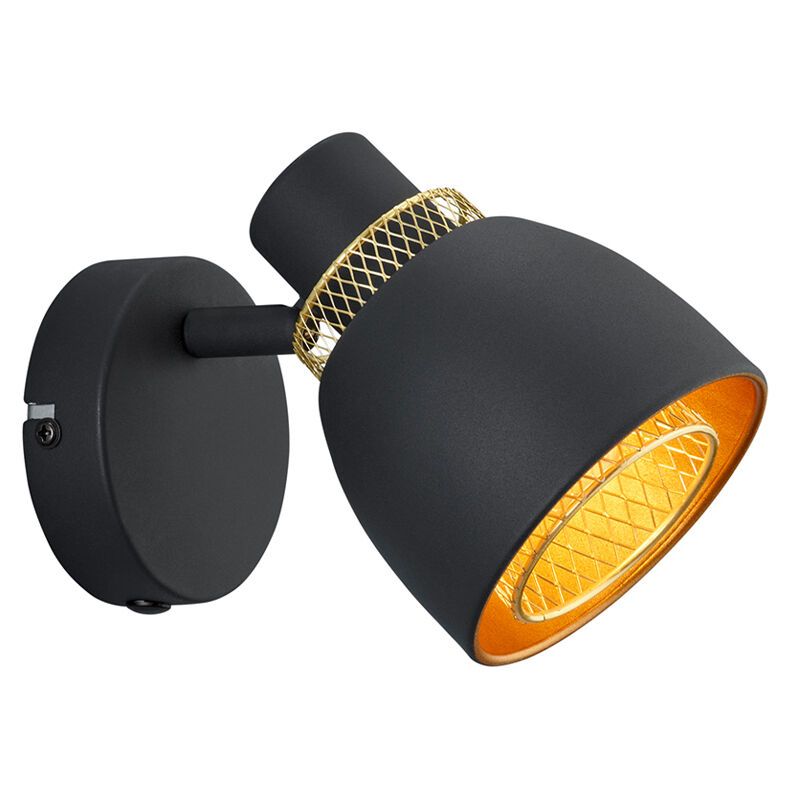 Schwarze Wandstrahler Modern, Sylvano