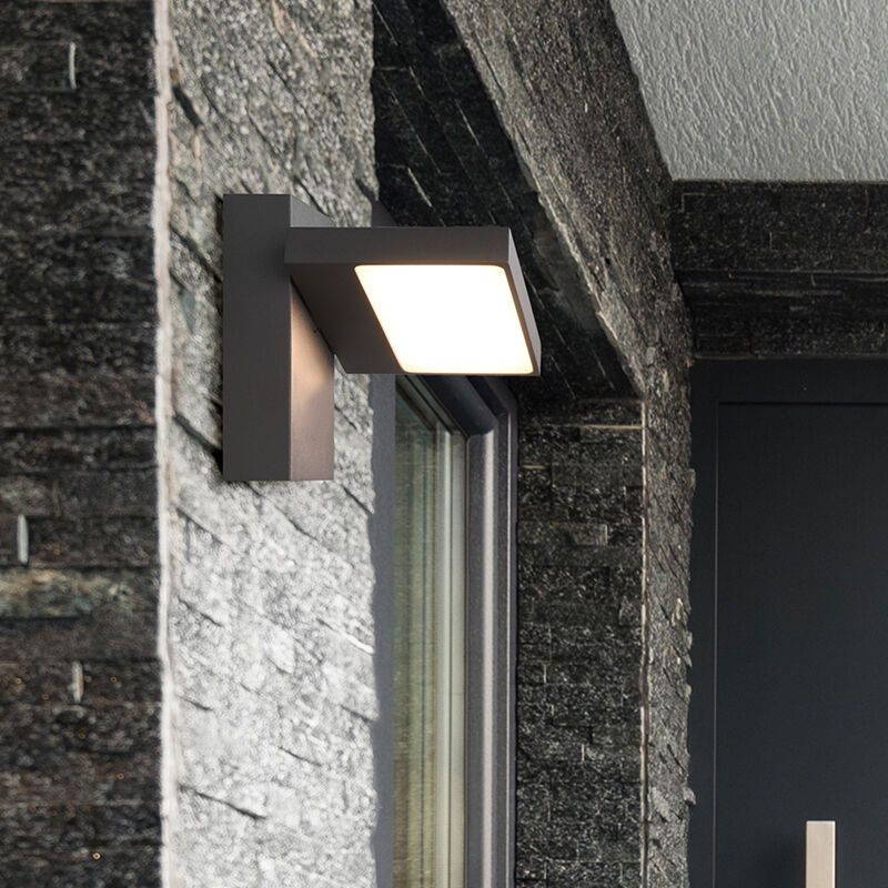 Anthrazit Außenleuchte Modern, Tabita, 8W, 3000K LED, IP54 Anthrazit Außenleuchte Modern, Tabita, 8W, 3000K LED, IP54