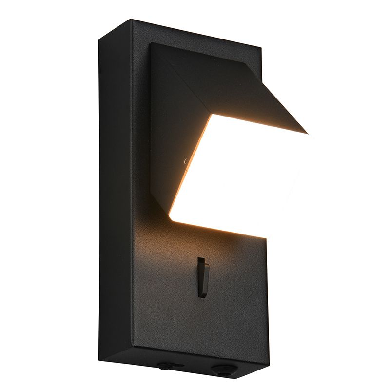 Schwarze Wandleuchte Modern, Lok, 3W, 3000K LED