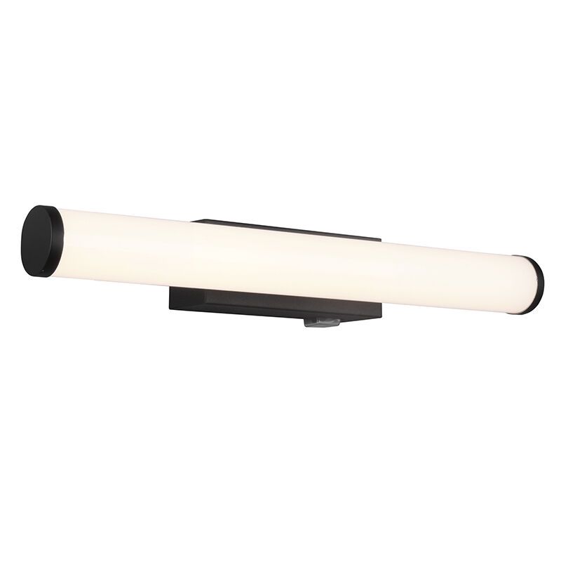 Schwarze Wandleuchte Badezimmer Modern, Staby, 4,3W, 3000K LED, IP44