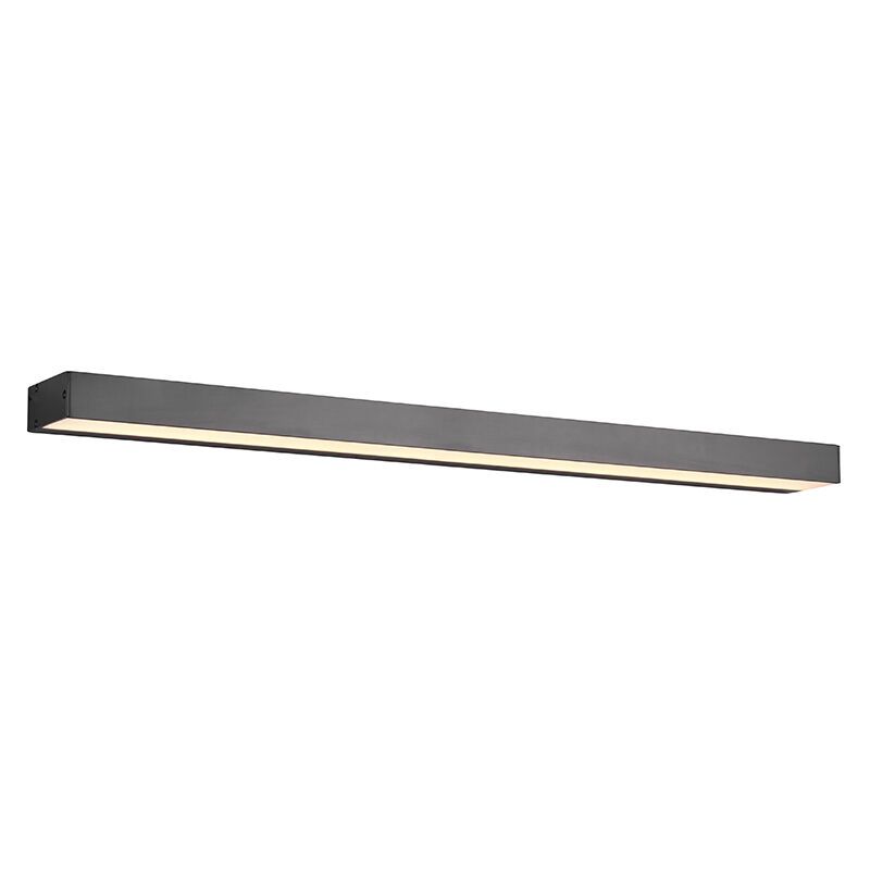 Schwarze Wandleuchte Badezimmer Modern, Basma, 13W, 3000K LED, IP44 Schwarze Wandleuchte Badezimmer Modern, Basma, 13W, 3000K LED, IP44