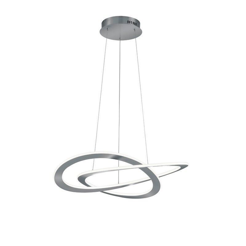 Nickel Pendelleuchte Modern, Jamilla, 52W, 3000K LED