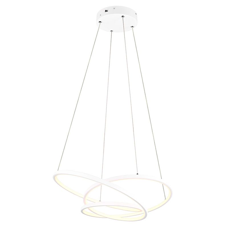 Weiße Pendelleuchte Design, Teodore, 34W, White Switch LED, 3-stufig dimmbar Weiße Pendelleuchte Design, Teodore, 34W, White Switch LED, 3-stufig dimmbar