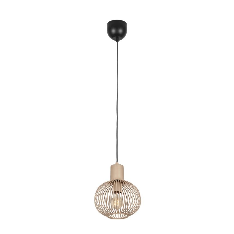 Beige Pendelleuchte Industrial, Gjalt