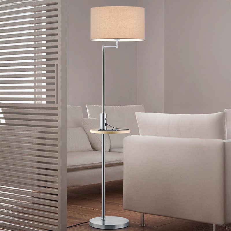 Graue Stehlampe Modern, Logiso