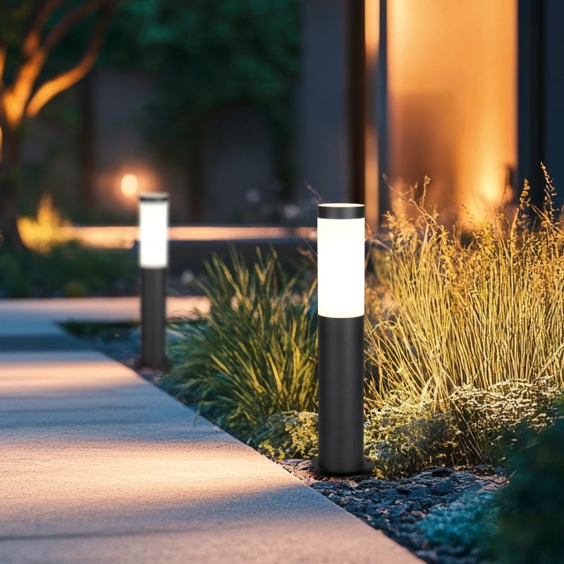 Schwarze Außenleuchte Modern, Rieuwert, IP44