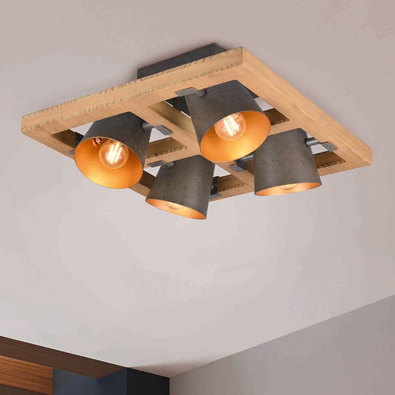 Nickel Deckenlampe Vintage, Keira Nickel Deckenlampe Vintage, Keira