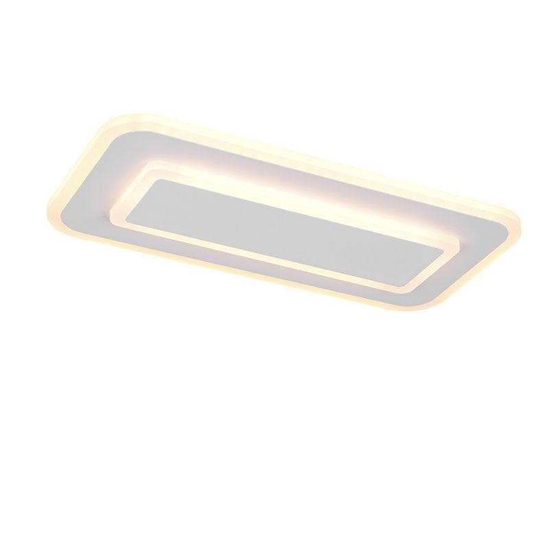 Weiße Deckenlampe Modern, Ulrike, 3-stufig dimmbar