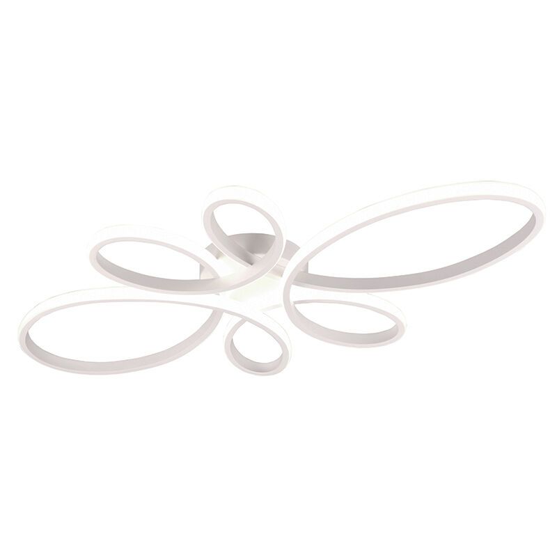 Weiße Deckenleuchte Design, Vikash, 32W, 4000K LED, 3-stufig dimmbar