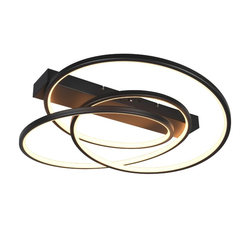 Schwarze Deckenlampe Design, Teodore, 34W, White Switch LED, 3-stufig dimmbar Schwarze Deckenlampe Design, Teodore, 34W, White Switch LED, 3-stufig dimmbar