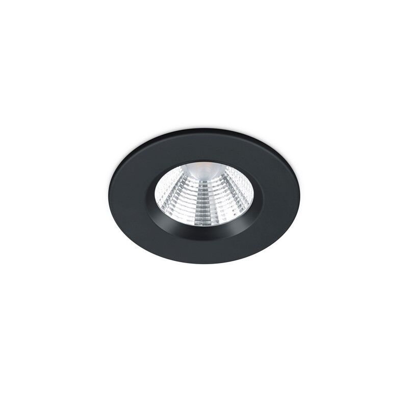 Schwarze Badezimmer Einbaustrahler Modern, Iman, 5W, 3000K LED, IP65