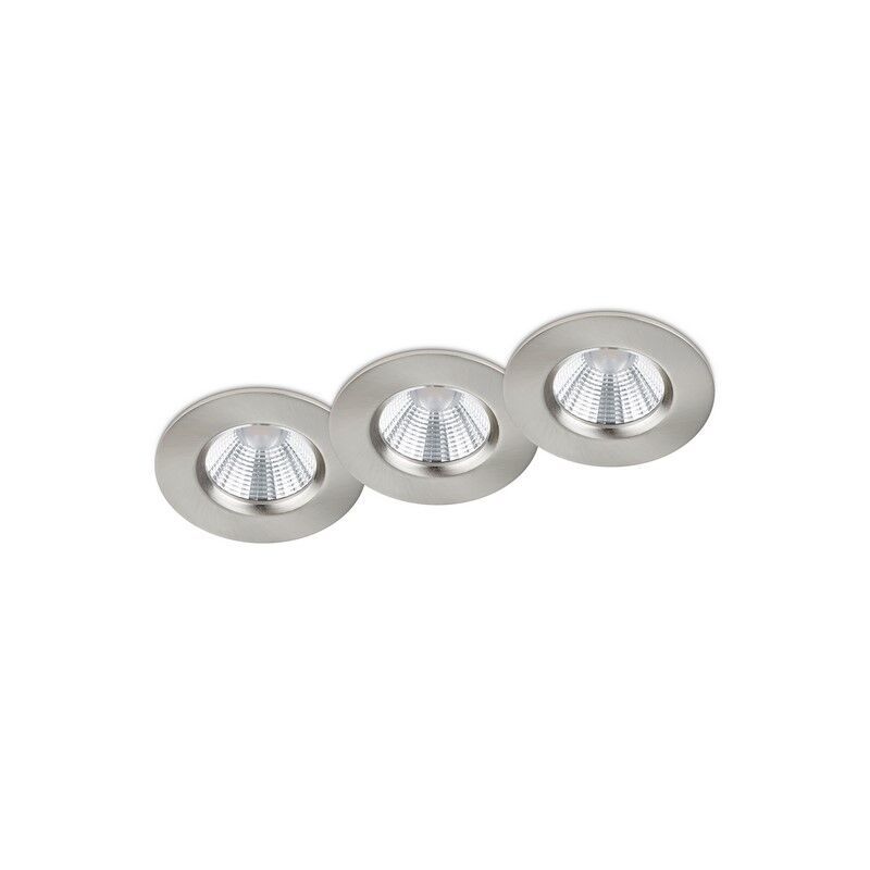 Nickel Badezimmer Einbaustrahler Modern, Iman, 5W, 3000K LED, IP65 Nickel Badezimmer Einbaustrahler Modern, Iman, 5W, 3000K LED, IP65