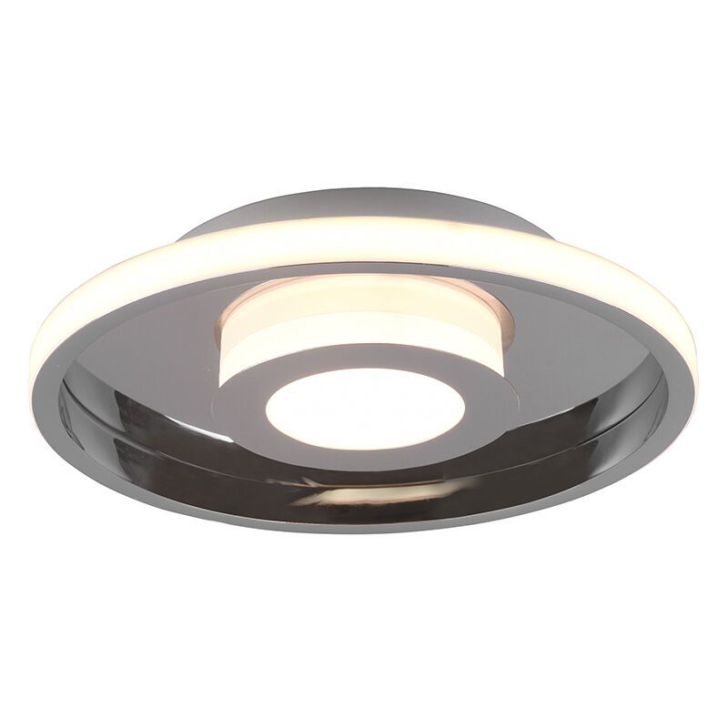 Chrom Badezimmer Deckenleuchte Modern, Kayla, 28W, 3000K LED, IP44 Chrom Badezimmer Deckenleuchte Modern, Kayla, 28W, 3000K LED, IP44