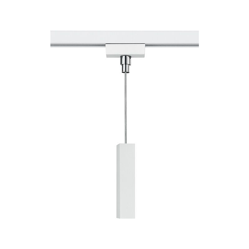 Hängender Adapter für 2-Phasen-Schienenbeleuchtung, weiß Hängender Adapter für 2-Phasen-Schienenbeleuchtung, weiß