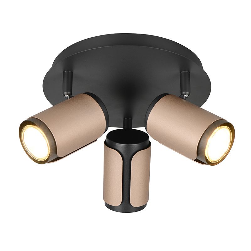 Braune Deckenstrahler Modern, Quintijn