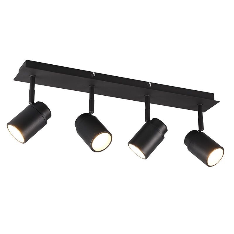 Schwarze Deckenstrahler Badezimmer Modern, Nelis, IP44 Schwarze Deckenstrahler Badezimmer Modern, Nelis, IP44