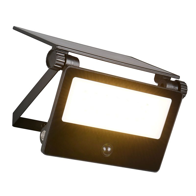 Schwarze Solar Außen Wandleuchte Modern, Mihriban, 18W, White Switch LED, IP54 Schwarze Solar Außen Wandleuchte Modern, Mihriban, 18W, White Switch LED, IP54