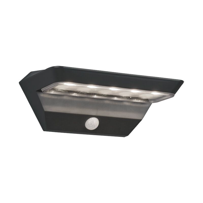 Anthrazit Außen Wandleuchte mit Bewegungsmelder Modern, Sunniva, 5W, 3000K LED, IP44