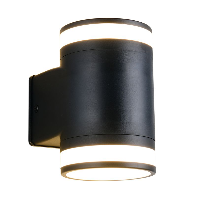 Schwarze Up down Wandleuchte Modern, Neslihan, IP44