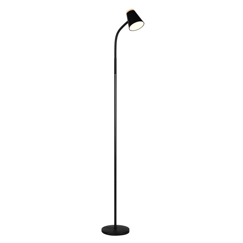 Schwarze Stehlampe Modern, Rahul, 4,5W, 3000K LED, mit Schalter