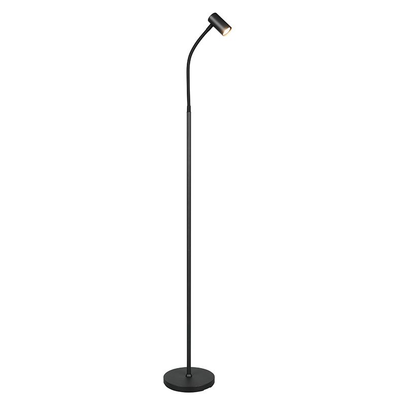 Schwarze Stehlampe Modern, Suradj, mit Schalter Schwarze Stehlampe Modern, Suradj, mit Schalter