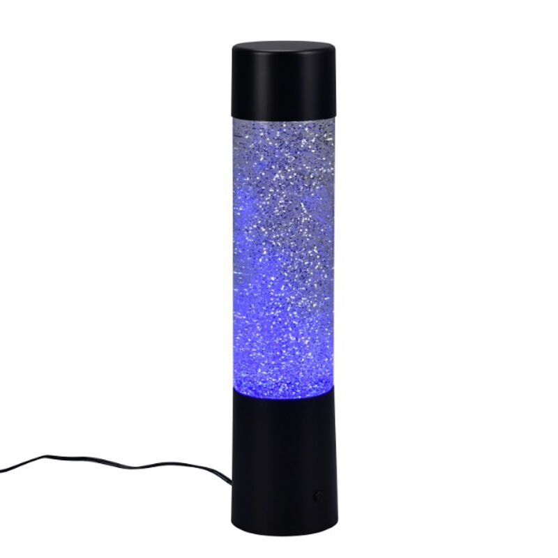 Schwarze Tischleuchte Modern, Umar, 1W, RGB LED, mit Schalter Schwarze Tischleuchte Modern, Umar, 1W, RGB LED, mit Schalter