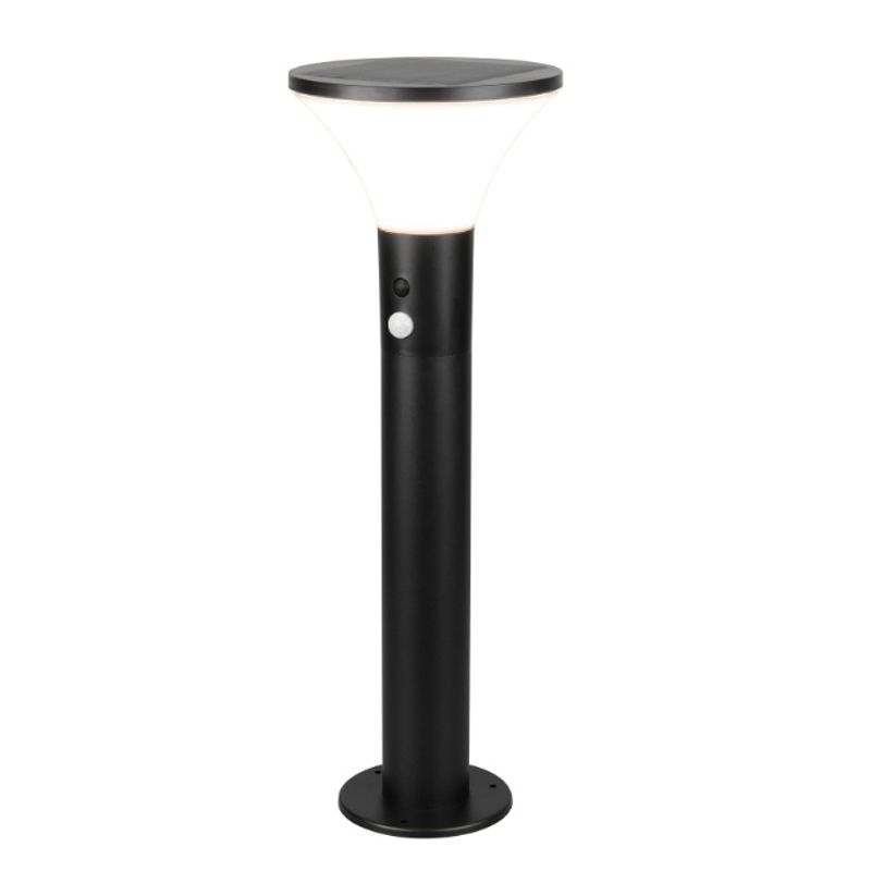 Schwarze Solar Wegeleuchte Modern, Nebahat, 3W, 4000K LED, IP44