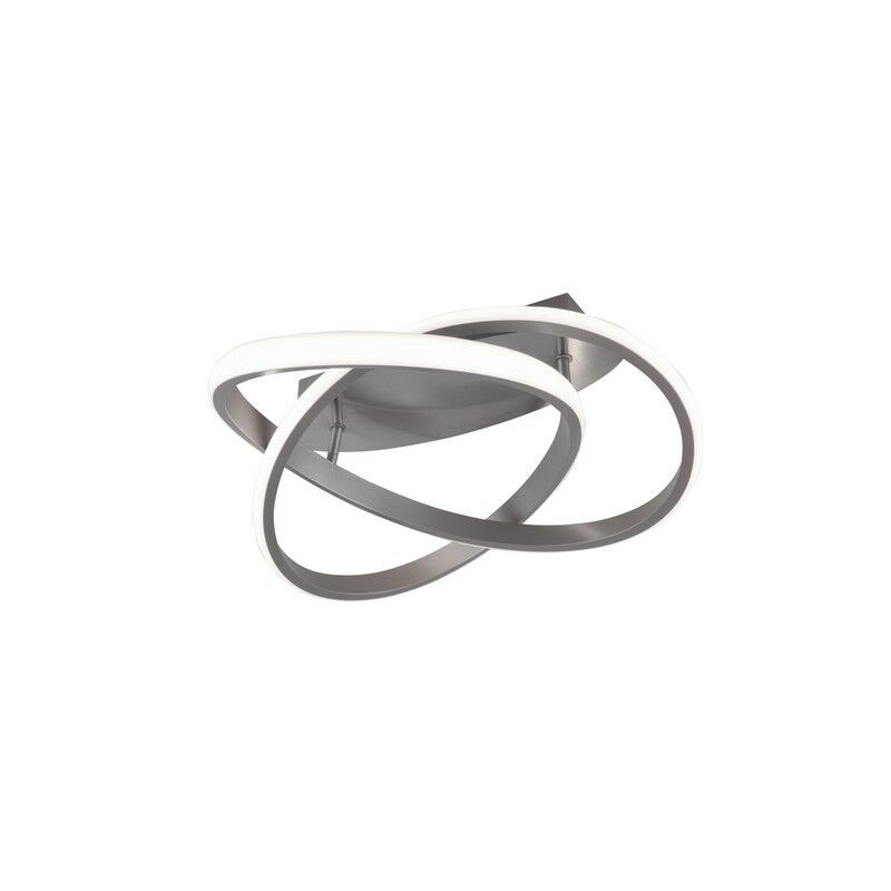 Nickel Deckenlampe Modern, Sanura, 18W, 3000K LED