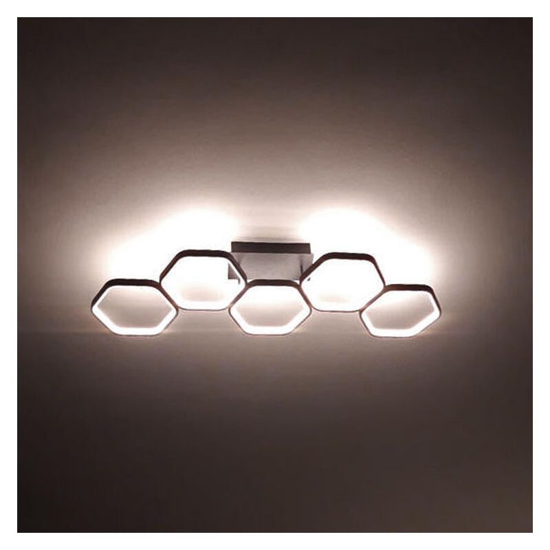 Anthrazit Deckenlampe Modern, Shaka, 24W, 3000K LED Anthrazit Deckenlampe Modern, Shaka, 24W, 3000K LED