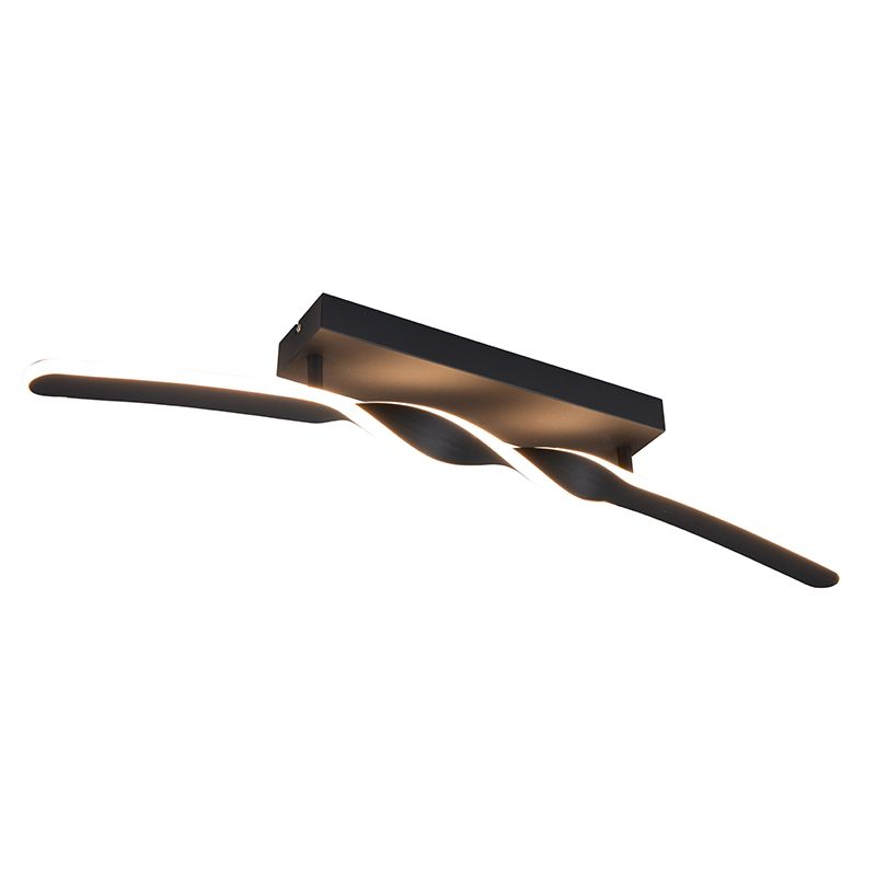 Schwarze Deckenleuchte Design, Quirinus, 18W, 4000K LED