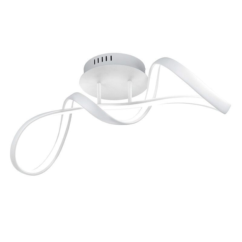 Weiße Deckenleuchte Design, Renso, 28W, 4000K LED, 3-stufig dimmbar