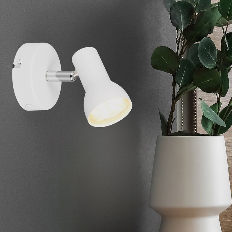 Weiße Wandstrahler Modern, Sabrin Weiße Wandstrahler Modern, Sabrin