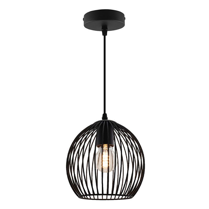 Industrielle Pendelleuchte Schwarz, Wiro Industrielle Pendelleuchte Schwarz, Wiro