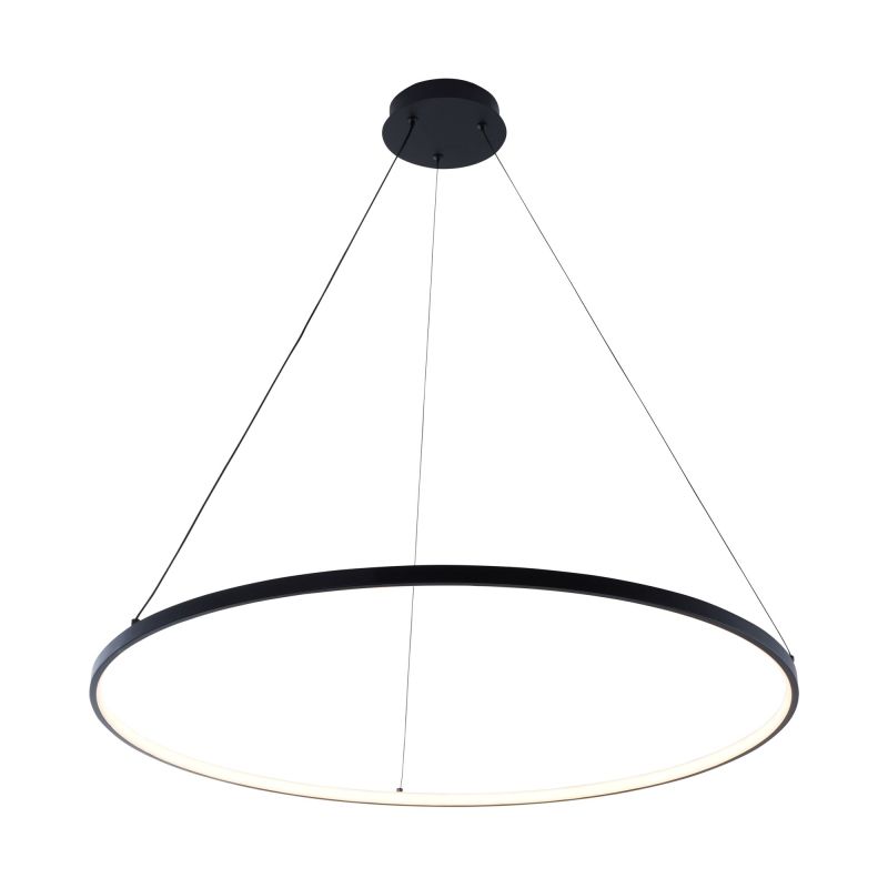 Design Pendelleuchte Schwarz, Kubra, 36W, warm- bis kaltweiß einstellbare LED