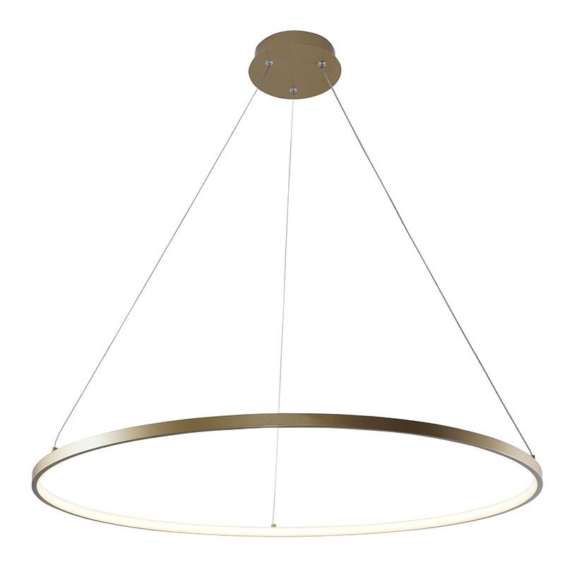 Design Pendelleuchte Gold, Kubra, 36W, warm- bis kaltweiß einstellbare LED