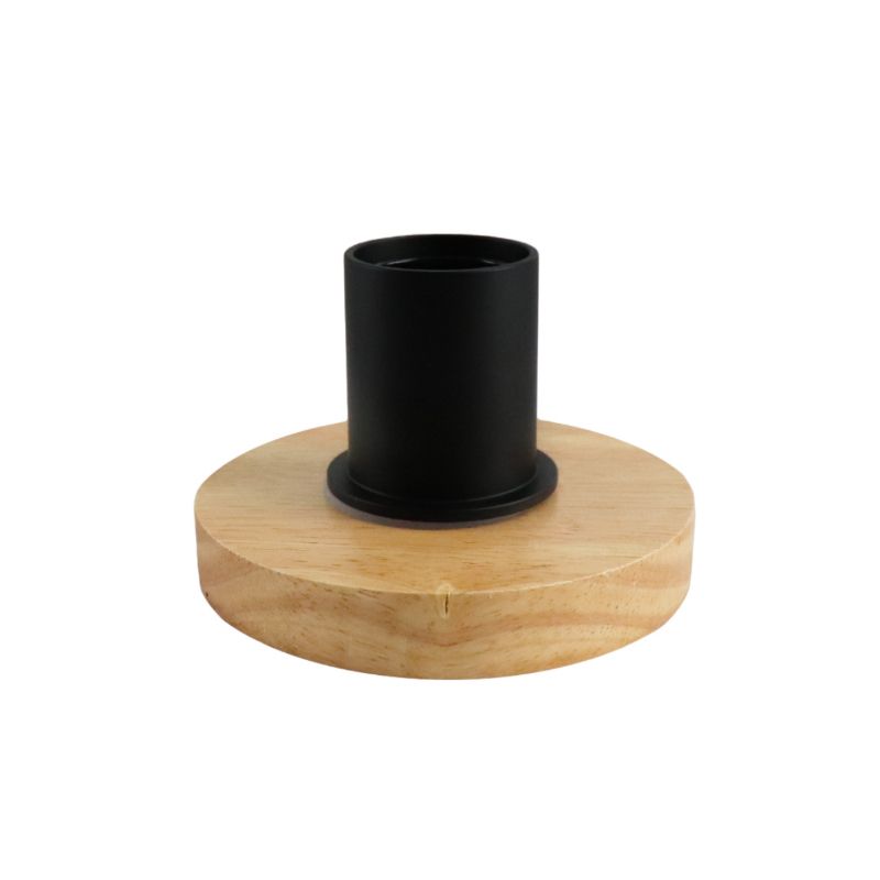 Holz Tischlampe ohne Schirm, Rika