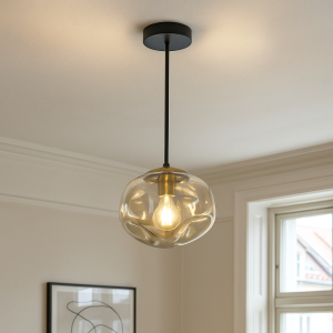 Design Pendelleuchte Bernstein, Evita