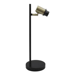Aluminium Tischlampe ohne Schirm Schwarz, Rika